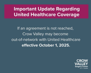 UnitedHealthcare Coverage Update